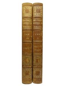 THUCYDIDIS DE BELLO PELOPONNESIACO LIBRI OCTO 1835 IN TWO LEATHER-BOUND VOLUMES
