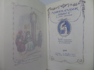 NORTHANGER ABBEY BY JANE AUSTEN 1907 C.E. BROCK ILLUSTRATIONS