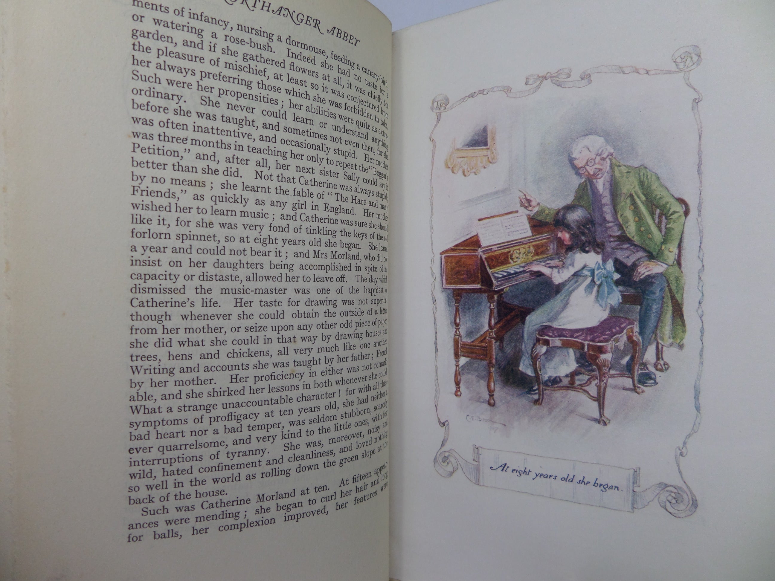 NORTHANGER ABBEY BY JANE AUSTEN 1907 C.E. BROCK ILLUSTRATIONS