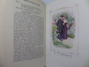 NORTHANGER ABBEY BY JANE AUSTEN 1907 C.E. BROCK ILLUSTRATIONS