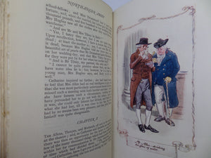 NORTHANGER ABBEY BY JANE AUSTEN 1907 C.E. BROCK ILLUSTRATIONS