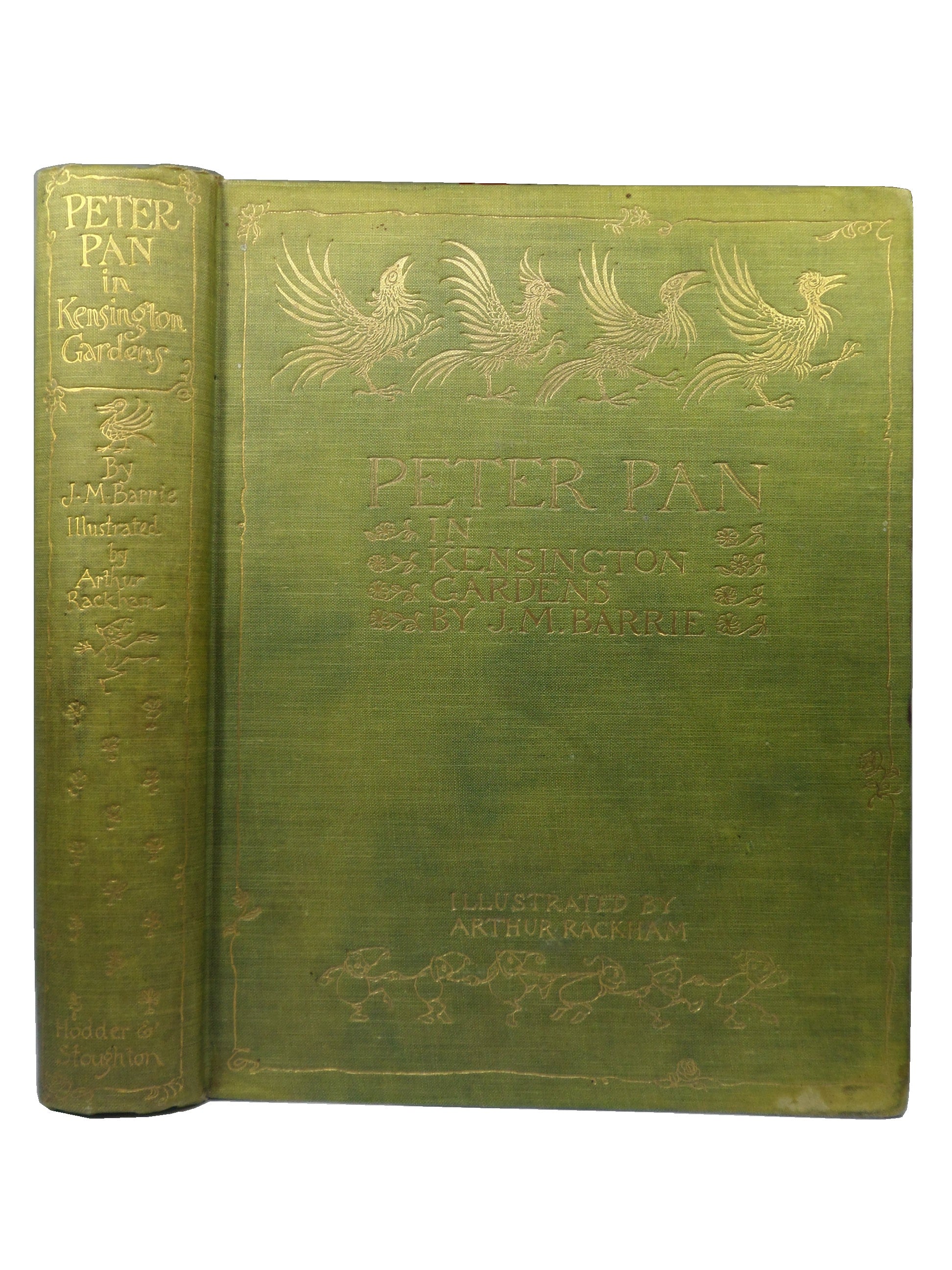 PETER PAN IN KENSINGTON GARDENS BY J.M. BARRIE 1912 ARTHUR RACKHAM ILLUSTRATIONS