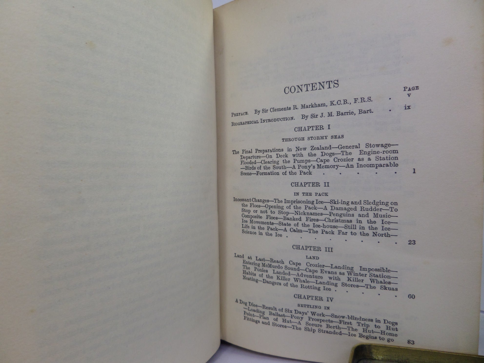 CAPTAIN R.F. SCOTT'S LAST EXPEDITION 1923 LEATHER BINDING