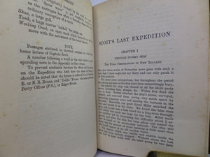 CAPTAIN R.F. SCOTT'S LAST EXPEDITION 1923 LEATHER BINDING