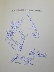 JIM CLARK AT THE WHEEL 1964 SIGNED FIRST EDITION HARDBACK