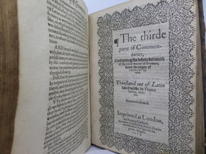 COMMENTARIES ON THE CIVIL WARS OF FRANCE BY JEAN DE SERRES 1574 ENGLISH TRANSLATION