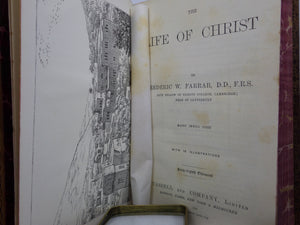 THE LIFE OF CHRIST BY FREDERIC FARRAR 1899 FINE TREE-CALF BINDING