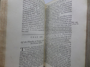 PIOUS BREATHINGS; THE MEDITATIONS OF ST. AUGUSTINE 1728 GEORGE STANHOPE TRANS.