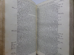 PIOUS BREATHINGS; THE MEDITATIONS OF ST. AUGUSTINE 1728 GEORGE STANHOPE TRANS.