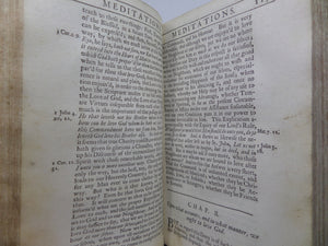 PIOUS BREATHINGS; THE MEDITATIONS OF ST. AUGUSTINE 1728 GEORGE STANHOPE TRANS.