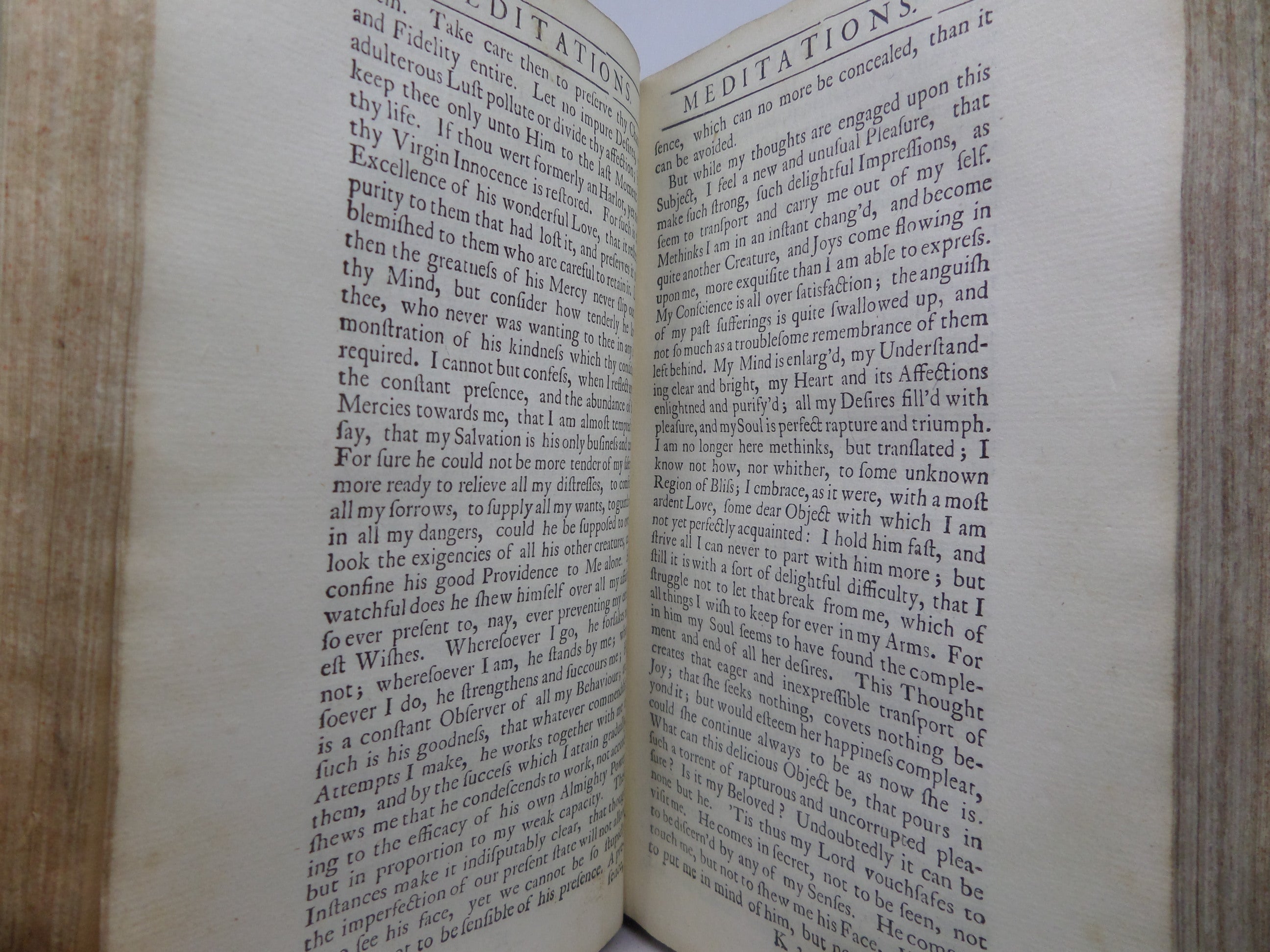 PIOUS BREATHINGS; THE MEDITATIONS OF ST. AUGUSTINE 1728 GEORGE STANHOPE TRANS.