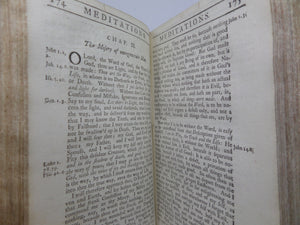 PIOUS BREATHINGS; THE MEDITATIONS OF ST. AUGUSTINE 1728 GEORGE STANHOPE TRANS.