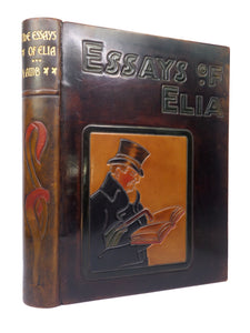 THE ESSAYS OF ELIA BY CHARLES LAMB CA. 1910 FINE RIVIERE BINDING