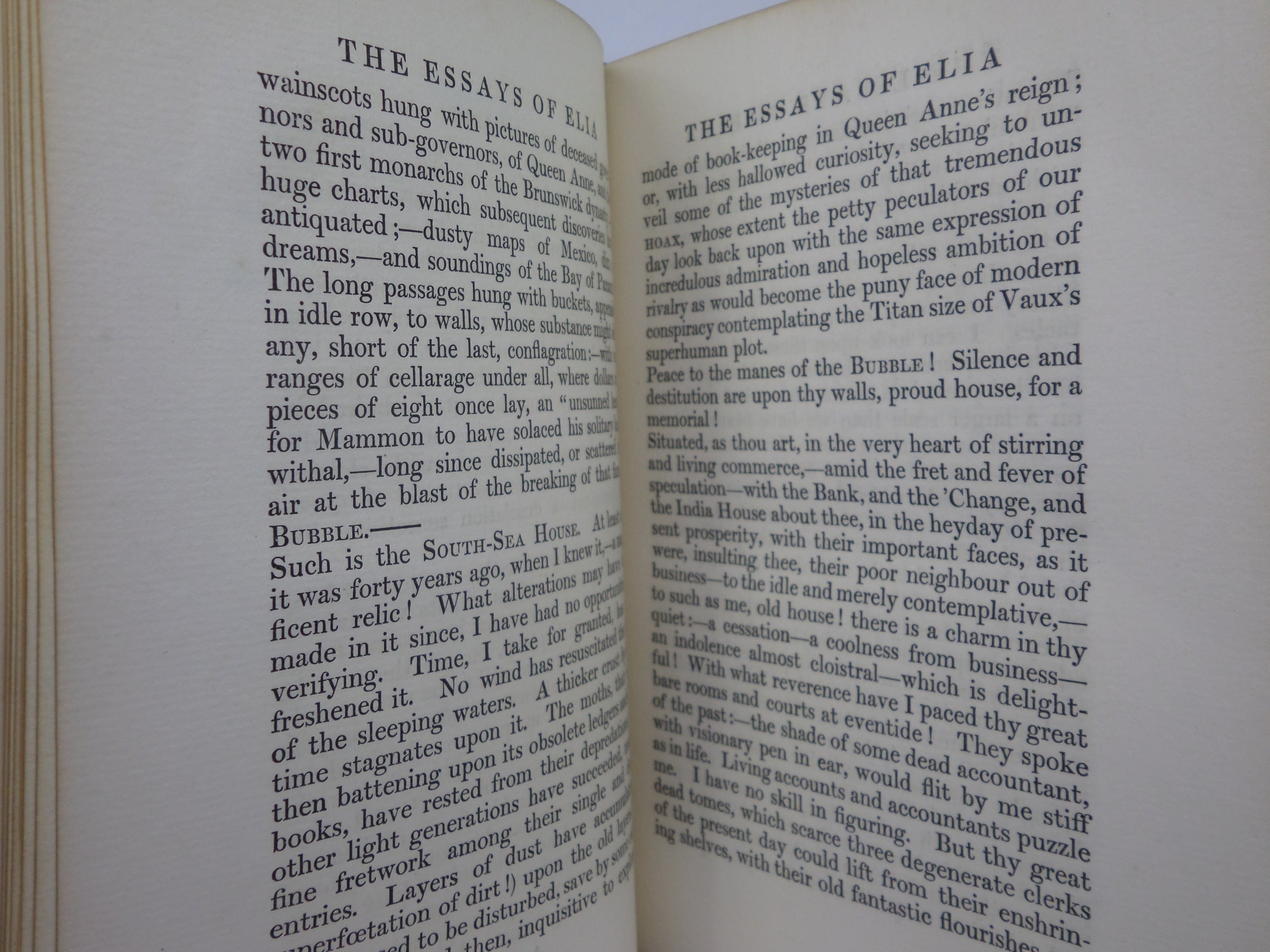 THE ESSAYS OF ELIA BY CHARLES LAMB CA. 1910 FINE RIVIERE BINDING