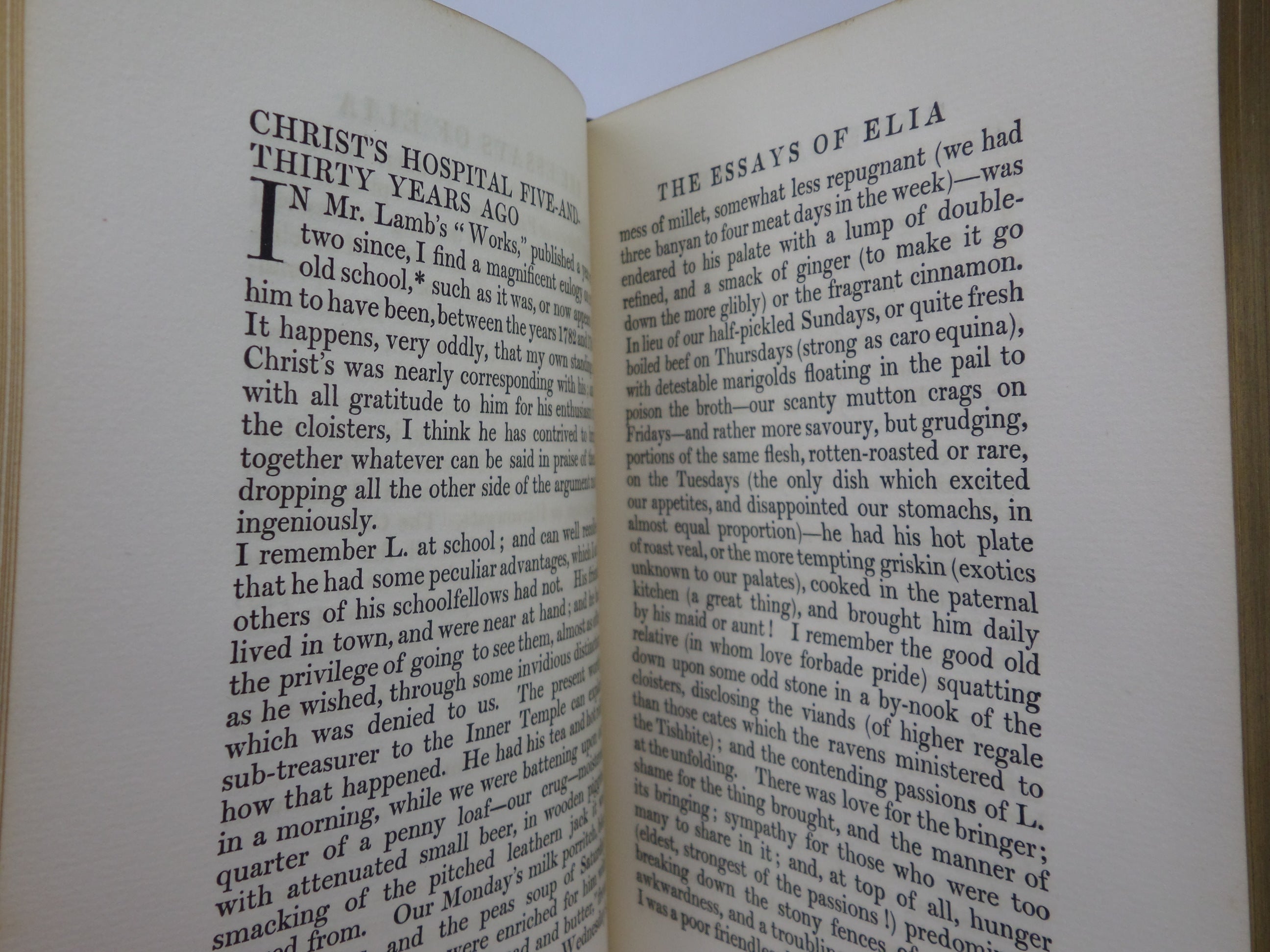 THE ESSAYS OF ELIA BY CHARLES LAMB CA. 1910 FINE RIVIERE BINDING