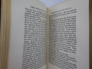 THE ESSAYS OF ELIA BY CHARLES LAMB CA. 1910 FINE RIVIERE BINDING