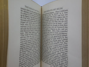 THE ESSAYS OF ELIA BY CHARLES LAMB CA. 1910 FINE RIVIERE BINDING