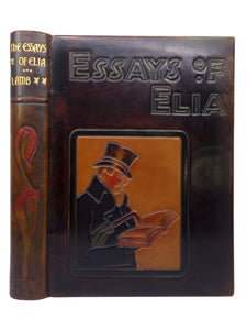 THE ESSAYS OF ELIA BY CHARLES LAMB CA. 1910 FINE RIVIERE BINDING