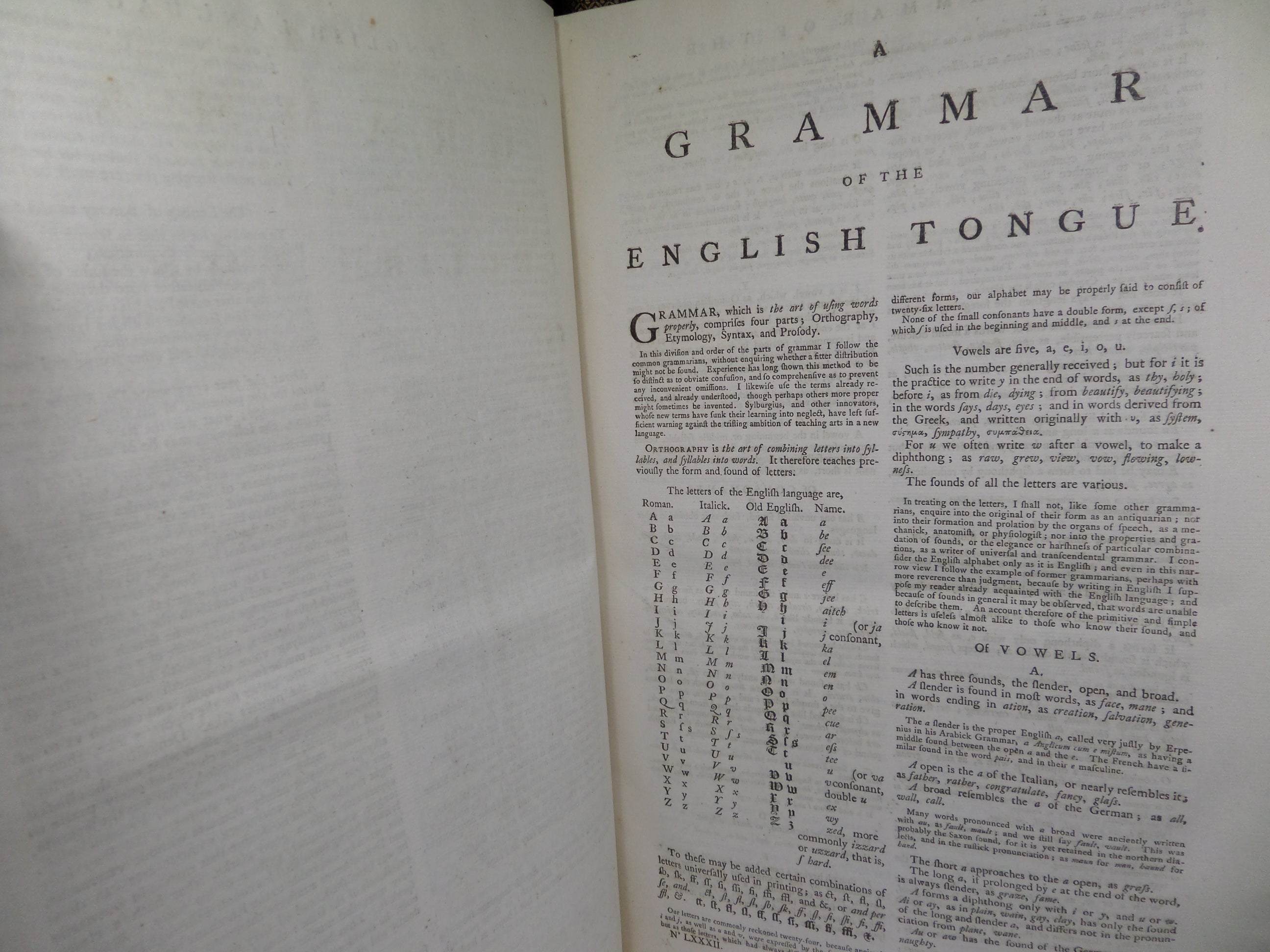 A DICTIONARY OF THE ENGLISH LANGUAGE BY SAMUEL JOHNSON 1755-1756 SECOND EDITION IN TWO VOLUMES