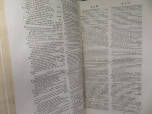 A DICTIONARY OF THE ENGLISH LANGUAGE BY SAMUEL JOHNSON 1755-1756 SECOND EDITION IN TWO VOLUMES