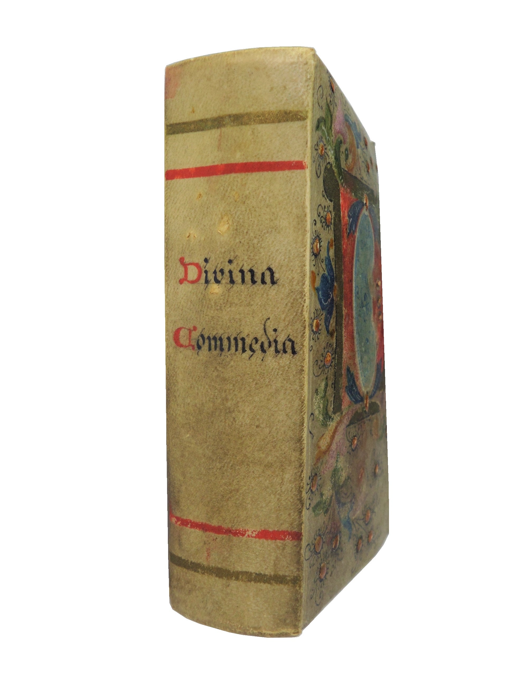 THE DIVINE COMEDY OF DANTE ALIGHIERI, HAND-PAINTED MINIATURE BINDING BY GIANNINI