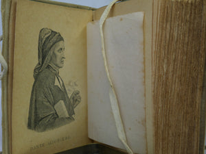 THE DIVINE COMEDY OF DANTE ALIGHIERI, HAND-PAINTED MINIATURE BINDING BY GIANNINI