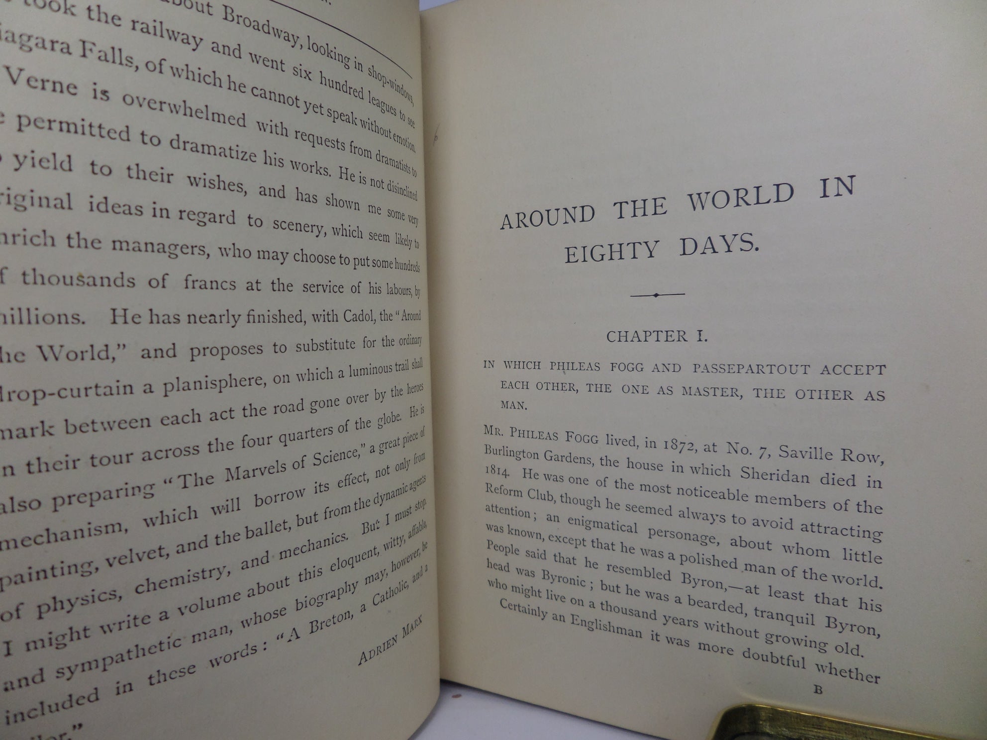 AROUND THE WORLD IN EIGHTY DAYS BY JULES VERNE 1879 SIXTH EDITION