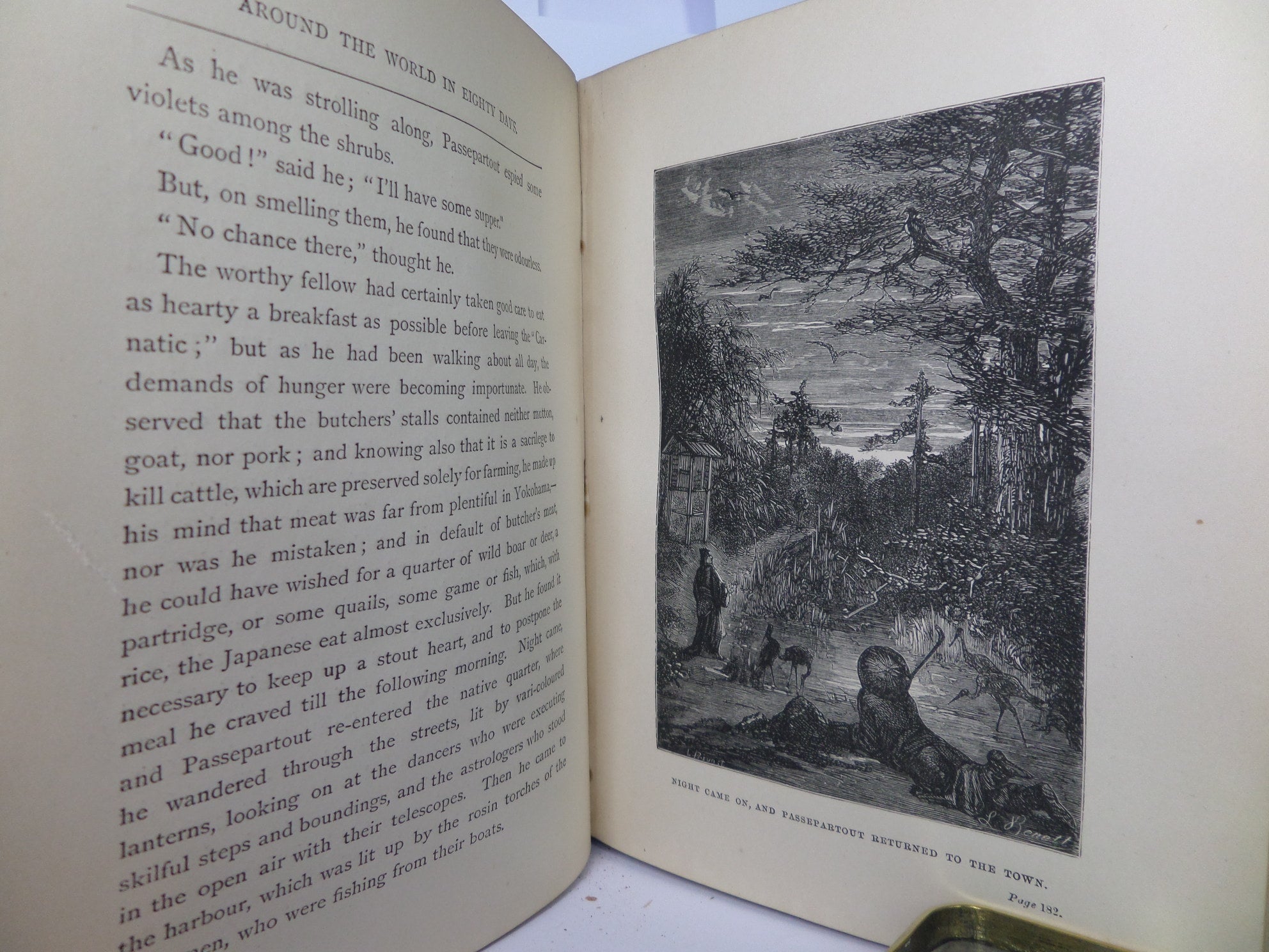 AROUND THE WORLD IN EIGHTY DAYS BY JULES VERNE 1879 SIXTH EDITION