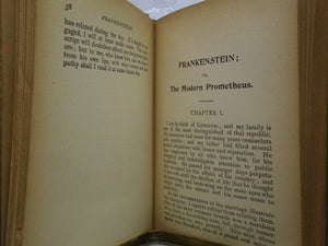 FRANKENSTEIN; OR, THE MODERN PROMETHEUS BY MARY SHELLEY 1895