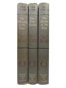 THE LORD OF THE RINGS TRILOGY J.R.R. TOLKIEN 1967 UNIFORM SECOND EDITION SET, SECOND IMPRESSION