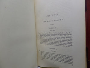 THE LIFE & LETTERS OF LORD MACAULAY BY TREVELYAN 1876 IN TWO VOLUMES BY BICKERS