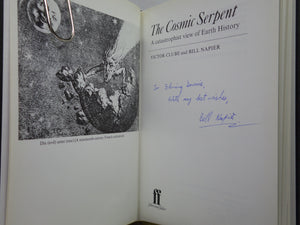 THE COSMIC SERPENT BY VICTOR CLUBE & BILL NAPIER 1982 INSCRIBED FIRST EDITION