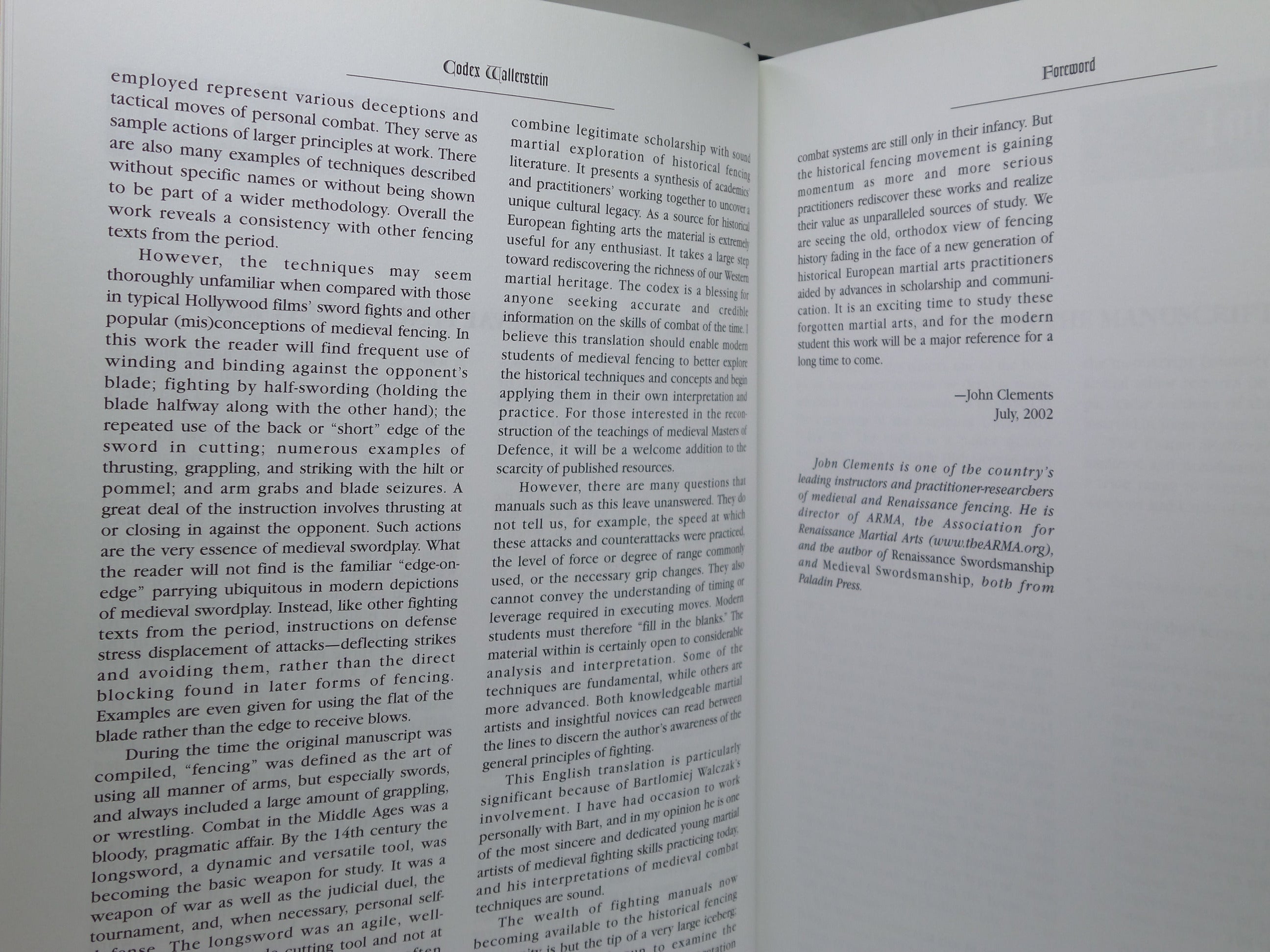 CODEX WALLERSTEIN: A MEDIEVAL FIGHTING BOOK 2002 GRZEGORZ ZABINSKI FIRST EDITION