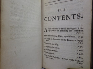 A TRUE COLLECTION OF THE WRITINGS OF... DANIEL DEFOE 1703-1705 FIRST EDITIONS