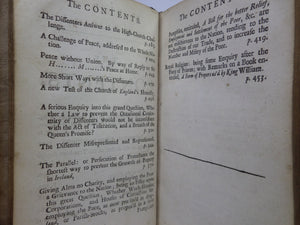 A TRUE COLLECTION OF THE WRITINGS OF... DANIEL DEFOE 1703-1705 FIRST EDITIONS