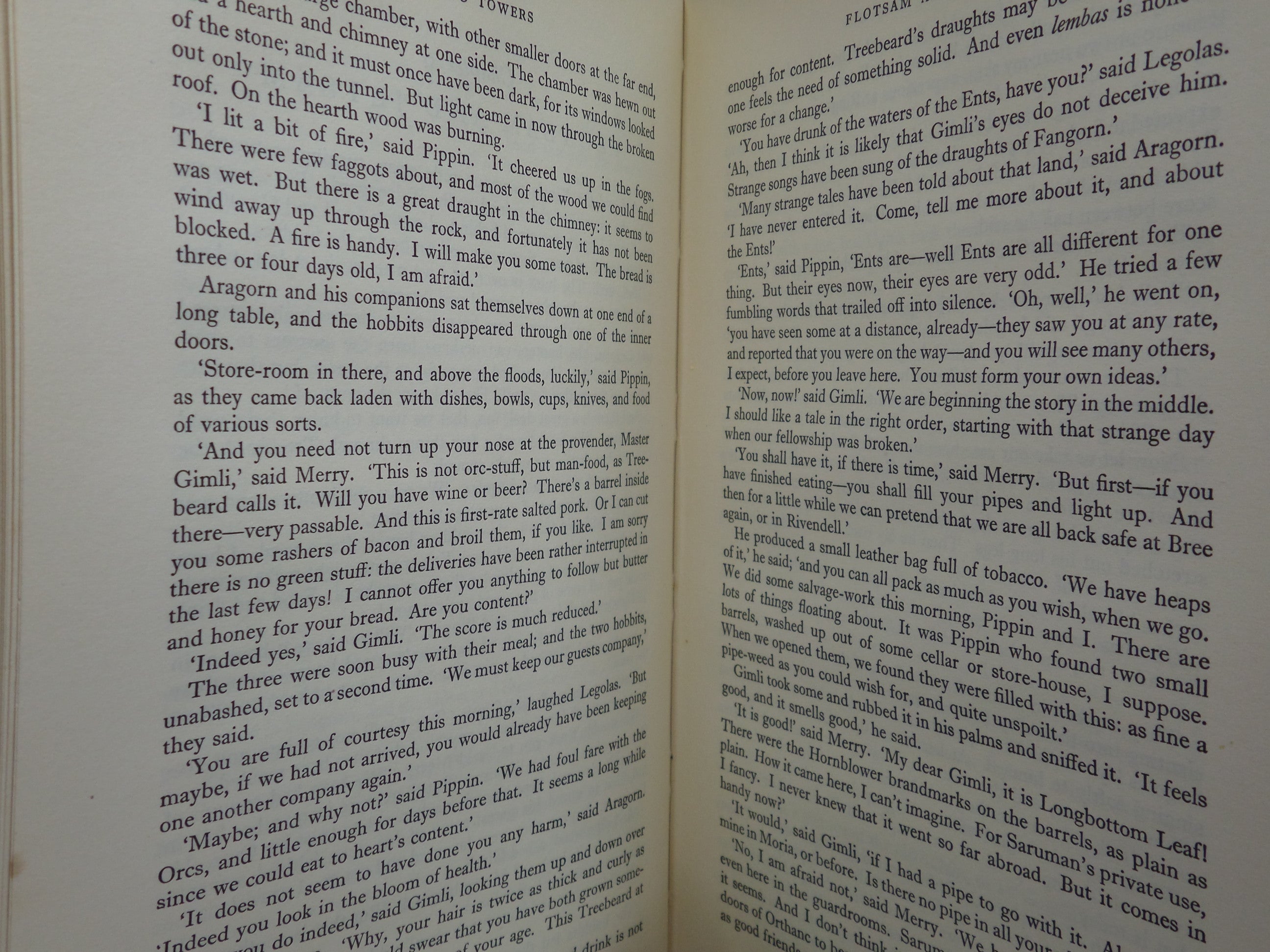 THE TWO TOWERS: SECOND PART OF THE LORD OF THE RINGS 1955 TOLKIEN 2ND IMPRESSION