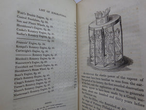 A DESCRIPTIVE HISTORY OF THE STEAM ENGINE BY ROBERT STUART 1824 LEATHER-BOUND
