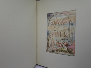 THE BOOK OF THEL BY WILLIAM BLAKE 1965 LIMITED EDITION