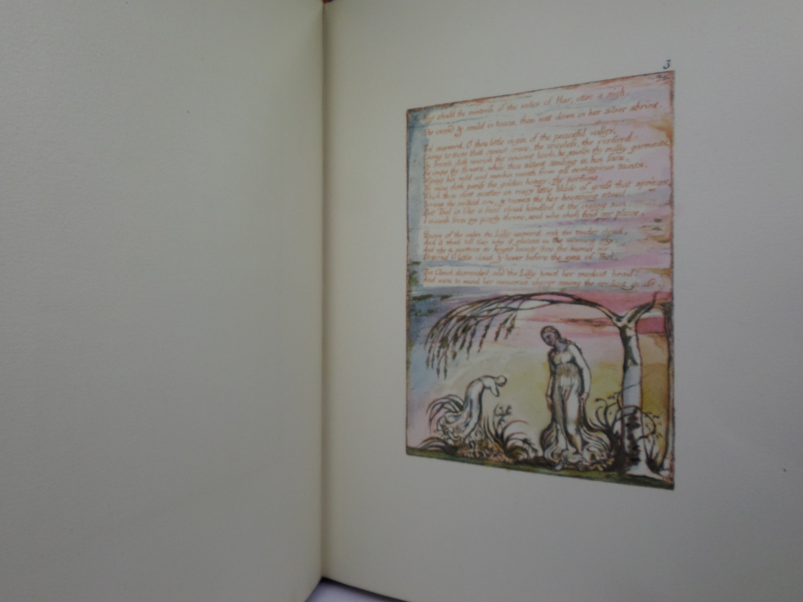 THE BOOK OF THEL BY WILLIAM BLAKE 1965 LIMITED EDITION