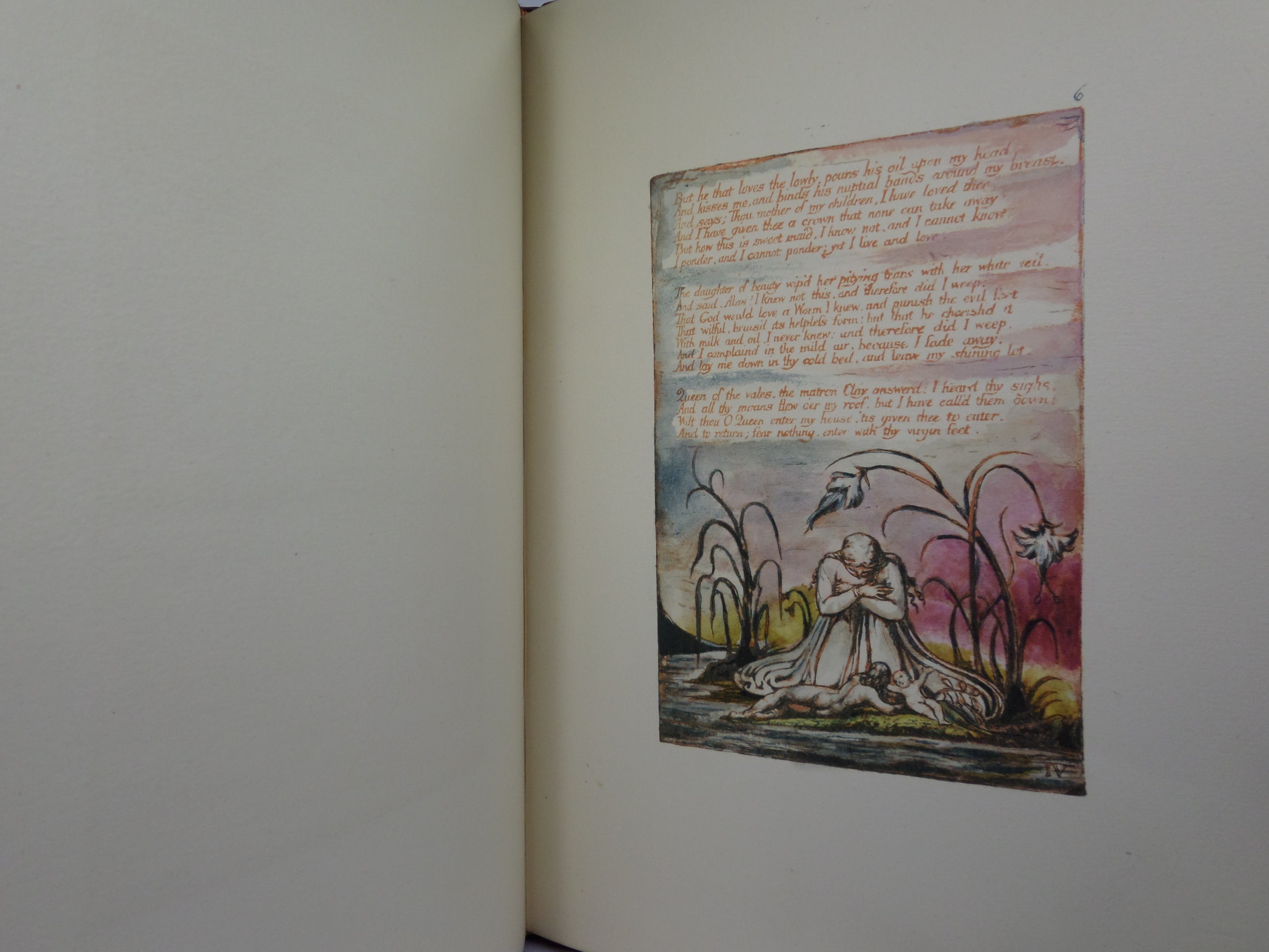 THE BOOK OF THEL BY WILLIAM BLAKE 1965 LIMITED EDITION