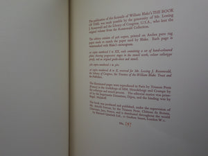 THE BOOK OF THEL BY WILLIAM BLAKE 1965 LIMITED EDITION