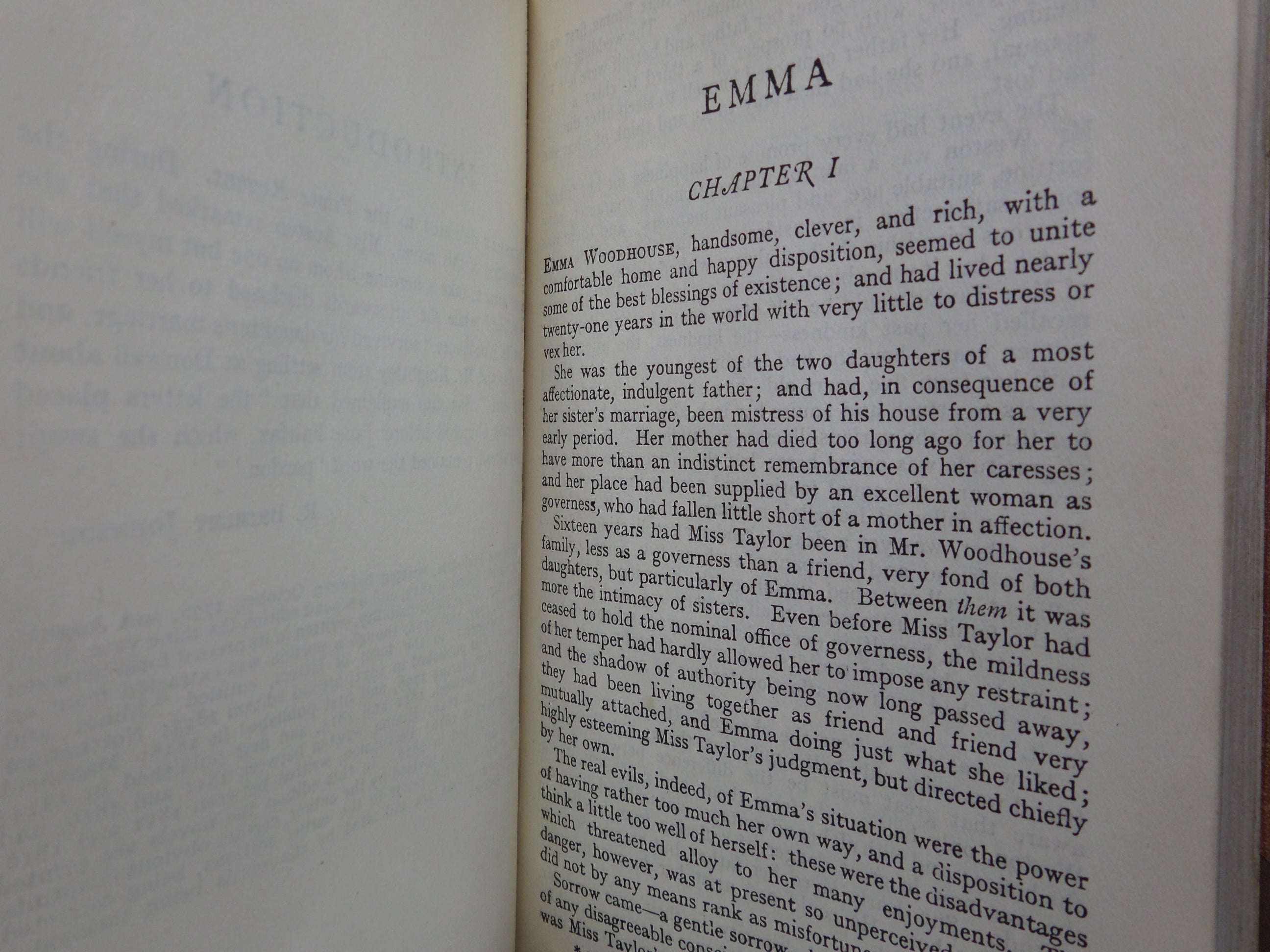 EMMA BY JANE AUSTEN CIRCA 1900 LEATHER-BOUND BY RIVIERE