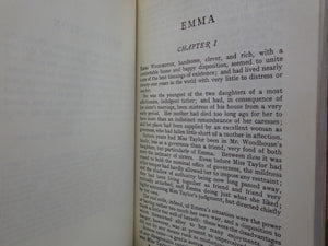 EMMA BY JANE AUSTEN CIRCA 1900 LEATHER-BOUND BY RIVIERE