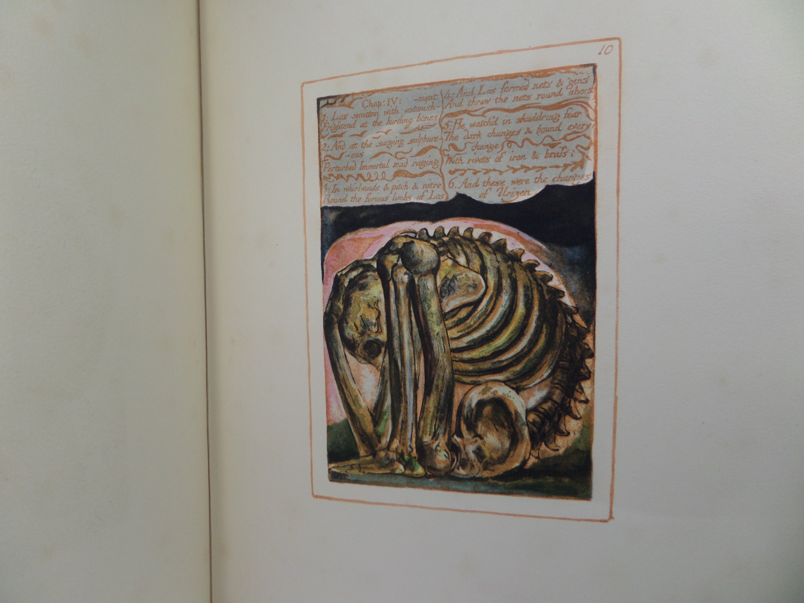 THE BOOK OF URIZEN BY WILLIAM BLAKE 1958 LIMITED EDITION
