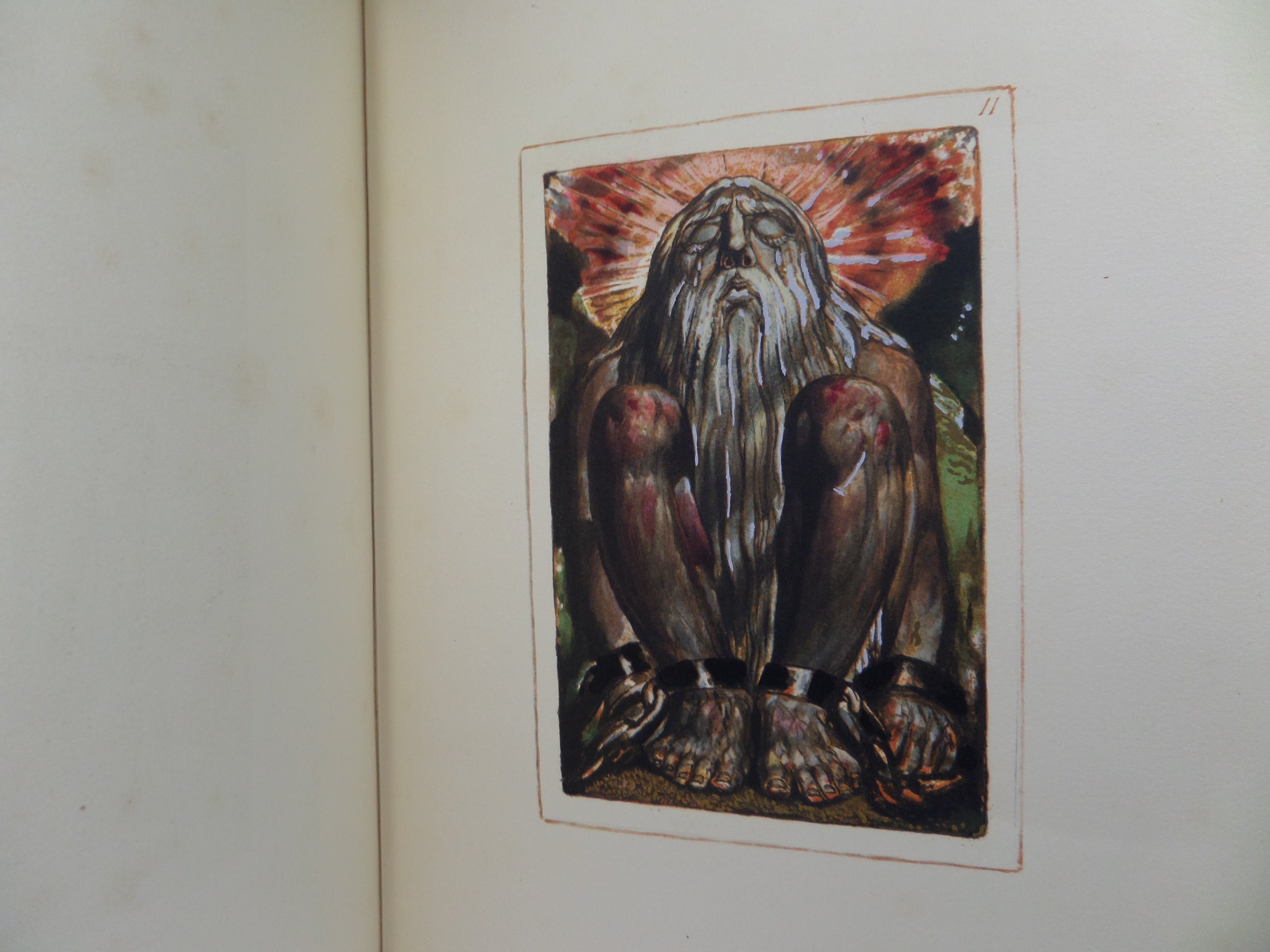 THE BOOK OF URIZEN BY WILLIAM BLAKE 1958 LIMITED EDITION