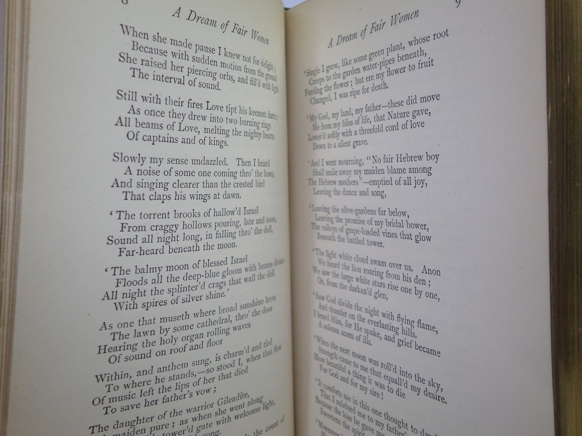 LYRICAL POEMS BY ALFRED LORD TENNYSON 1899 FINE BINDING BY RAMAGE