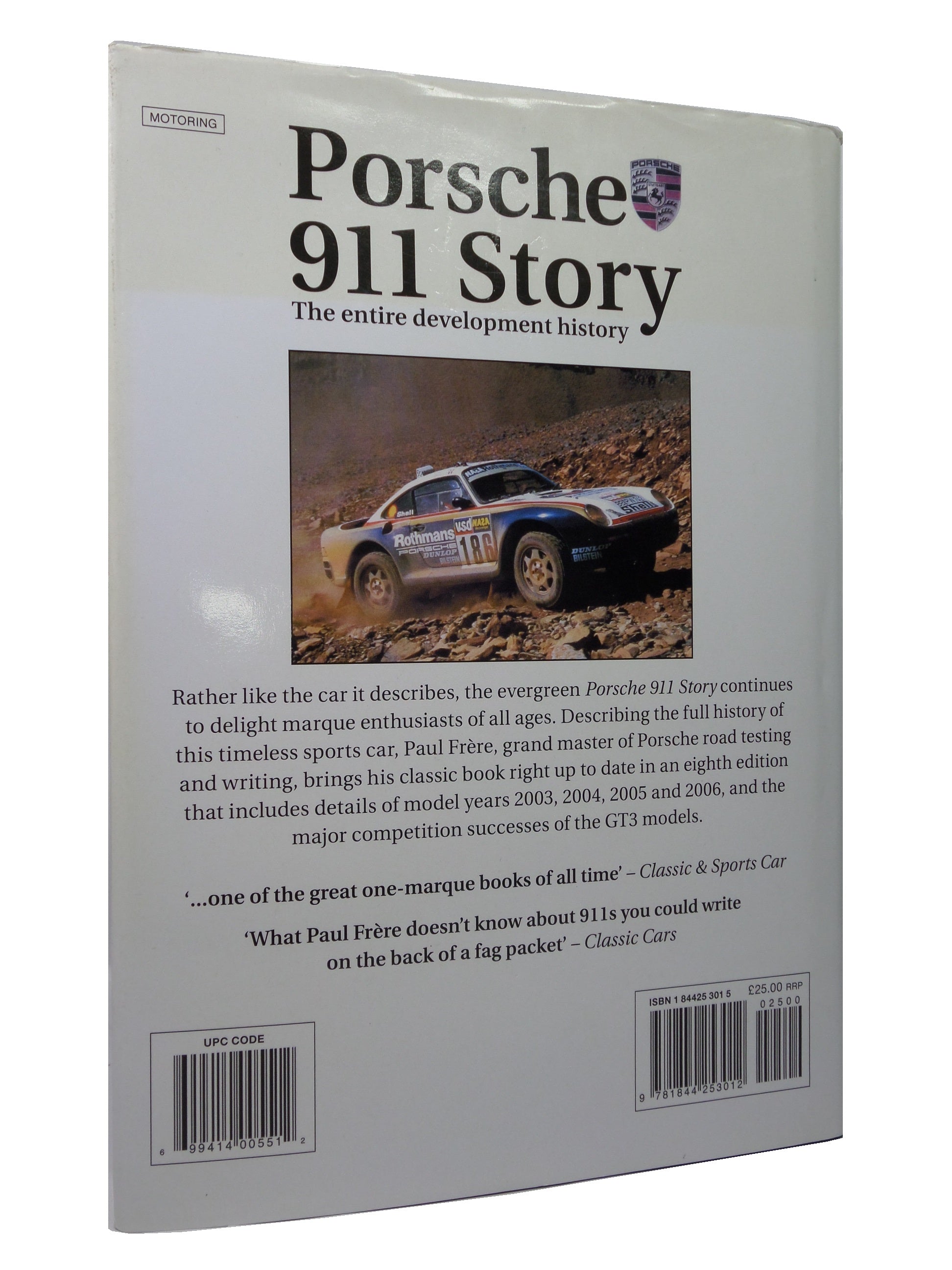 PORSCHE 911 STORY BY PAUL FRERE 2006 EIGHTH EDITION HARDBACK