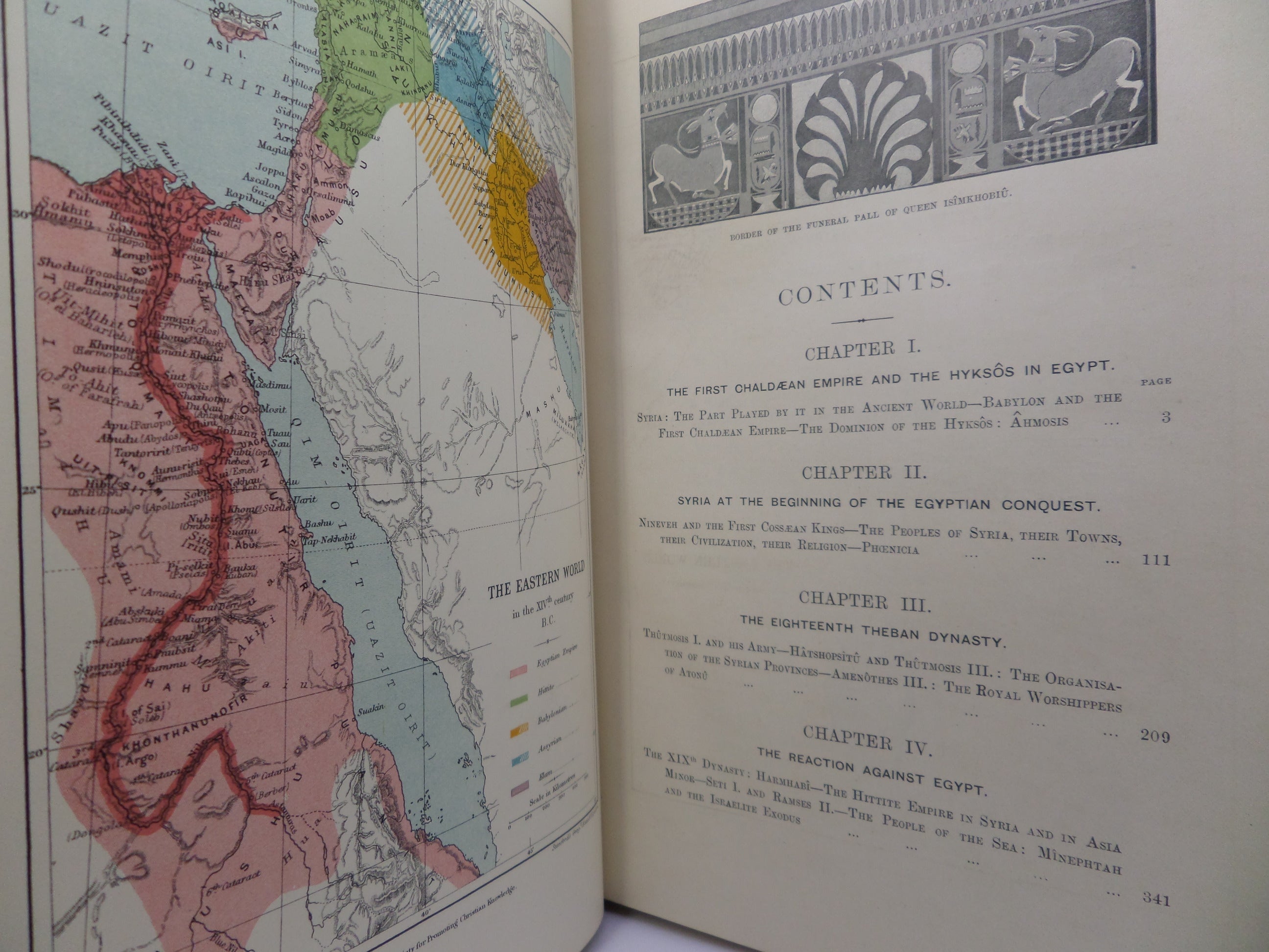 THE STRUGGLE OF EGYPT, SYRIA & ASSYRIA 1896 G MASPERO FIRST EDITION FINE BINDING