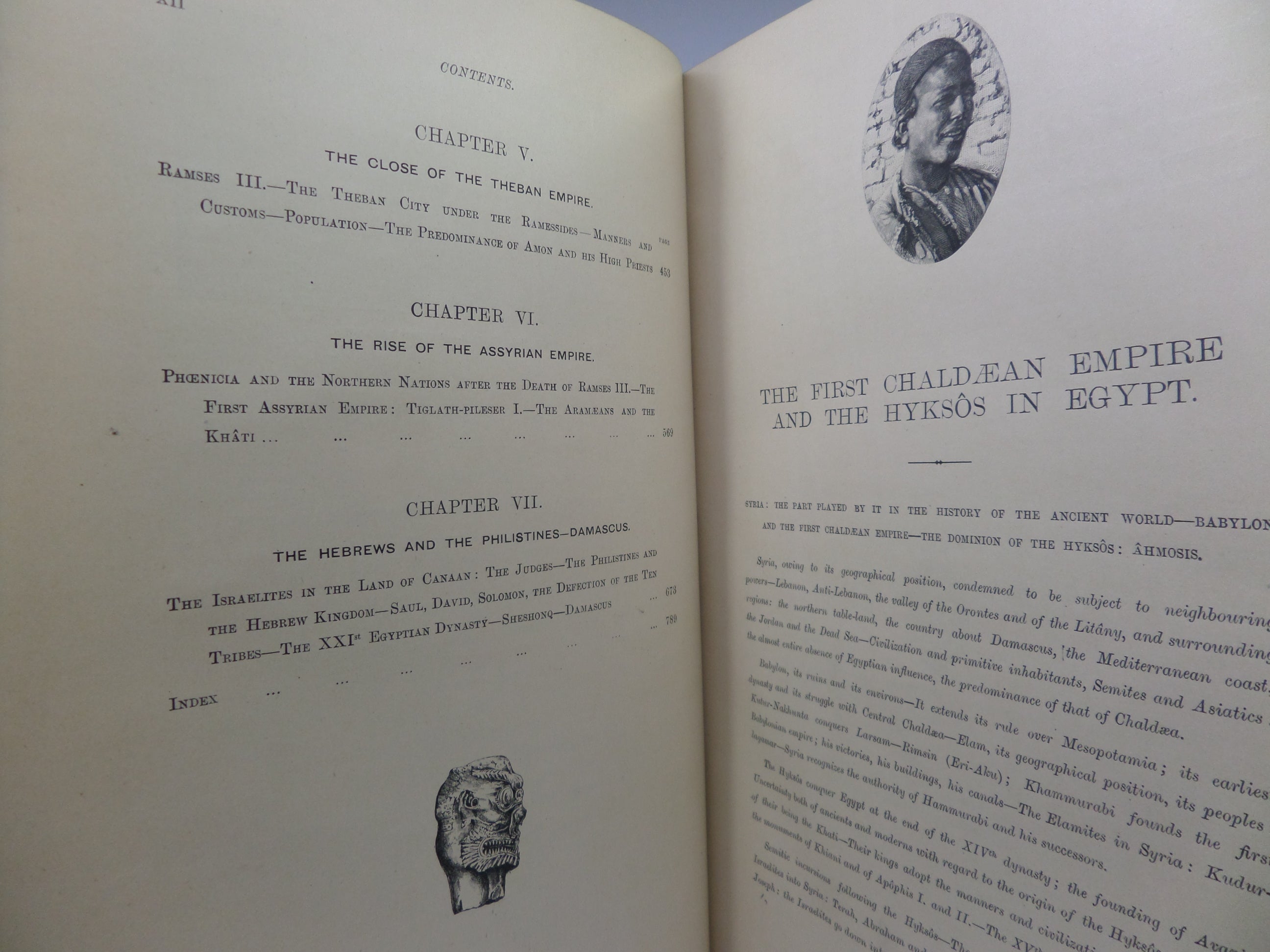 THE STRUGGLE OF EGYPT, SYRIA & ASSYRIA 1896 G MASPERO FIRST EDITION FINE BINDING