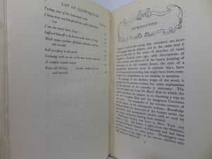 THE KEEPING OF CHRISTMAS AT BRACEBRIDGE HALL 1906 WASHINGTON IRVING, FULL VELLUM